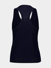 Ferragamo Navy Blue Knitted Racer Back Top