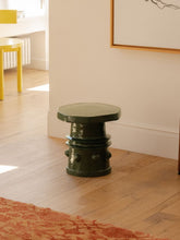 Serax Dark Green Clara 08 Ceramic Side Table