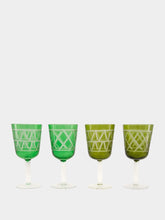 Polspotten Set of 4 Wine Tie Up Glasses