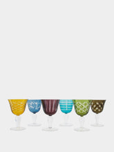 Polspotten Set of 6 Cuttings Wine Glasses