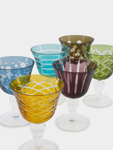 Polspotten Set of 6 Cuttings Wine Glasses