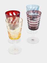 Polspotten Set of 4 Tubular Wine Glasses