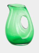 Polspotten Dark Green Jug with hole