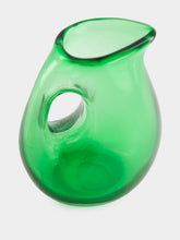 Polspotten Dark Green Jug with hole