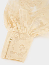 Zimmermann Light Tea Illustration Lace Blouse