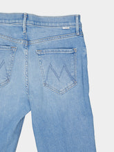 Mother Doozy Room Service Light Blue Flared Jeans
