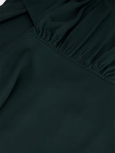 Zimmermann Bottle Green Eden Cascading Mini Dress