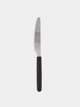 Neva Black Intreccio Dinner Knife
