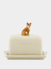 Quail Ceramics Fox Butter Dish