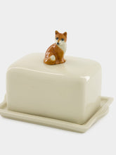 Quail Ceramics Fox Butter Dish