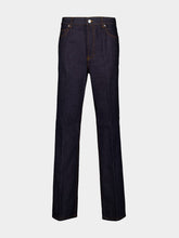 Ferragamo Dark Blue Straight-Leg Jeans