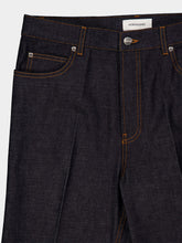 Ferragamo Dark Blue Straight-Leg Jeans