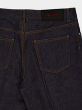 Ferragamo Dark Blue Straight-Leg Jeans
