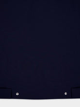 Ferragamo Navy Blue Cropped Blouson