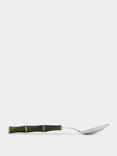 Neva Green Bamboo Dessert Spoon
