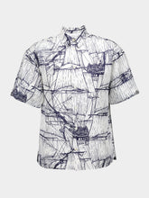 Ferragamo Veliero Print Short Sleeved Shirt