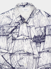 Ferragamo Veliero Print Short Sleeved Shirt