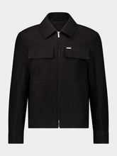 Ferragamo Black Zipped Jacket with Pockets