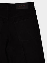 Ferragamo Black Straight-Leg Cotton Trousers