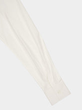 Ferragamo White Stretch Cotton Poplin Shirt