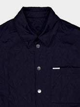 Ferragamo Navy Quilted Nylon Jacket