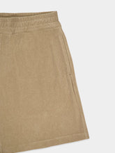 Ferragamo Safari Terry Cotton Monogram Shorts