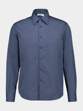 Ferragamo Navy Blue Ferragamo Monogram Shirt