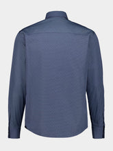 Ferragamo Navy Blue Ferragamo Monogram Shirt