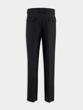 Ferragamo Black Tailored Trousers with Darts