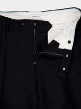Ferragamo Black Tailored Trousers with Darts