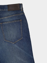 Ferragamo Vintage Blue Five-Pocket Straight-Leg Jeans