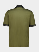 Ferragamo Green Cotton Polo Shirt