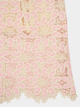 Zimmermann Cream Pink Ottie Lace Midi Dress