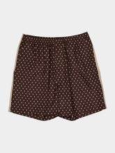 Ferragamo Espresso Silk Bermuda Shorts