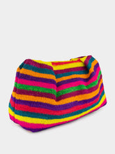 Sensi Studio Multicolour Striped Pouch Sisal Mini