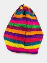 Sensi Studio Multicolour Striped Pouch Sisal Mini