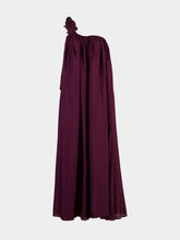 Zimmermann Purple Fairlight Appliqué Silk Maxi Dress