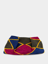 Sensi Studio Multicolour Rhombus Sisal Maxi Pouch