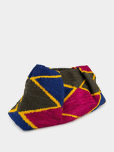 Sensi Studio Multicolour Rhombus Sisal Maxi Pouch