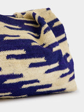 Sensi Studio Zebra Print Medium Sisal Pouch