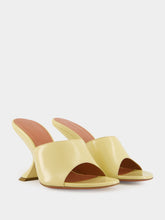 Amina Muaddi Sand Taylor Slipper 90 Crackle Nappa