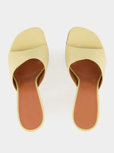 Amina Muaddi Sand Taylor Slipper 90 Crackle Nappa