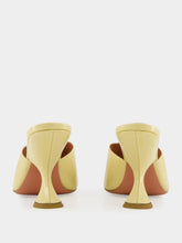 Amina Muaddi Sand Taylor Slipper 90 Crackle Nappa