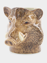 Quail Ceramics Wild Boar Ceramic Pencil Pot