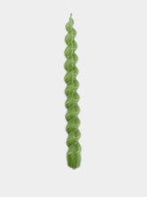 Cerabella Spiral Green Candle