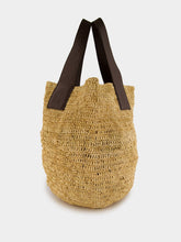 Sensi Studio El Viajero Straw and Leather Handbag
