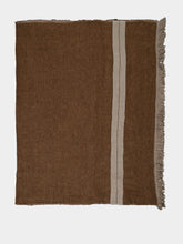Libeco Brown Belgian Fouta Towel