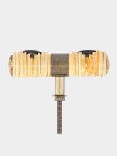 Madam Stoltz Rattan and Iron Door Handle