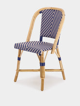 L.Drucker Blue Fouquet’s Z Rattan Chair