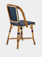 Dark Blue Rattan Chair | PDP - Fashion Clinic